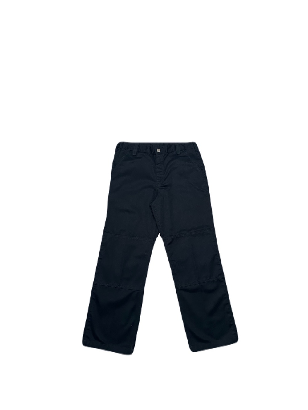 Carhartt Twill Chino Double Knee Pants Size 34x29.5 Black Work Wear